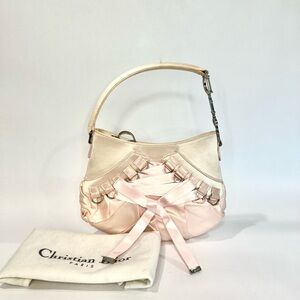 ✨SOLD✨ RARE Dior Pink Satin Ballet Corset Mini Bag